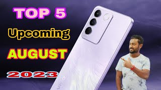 Top 5 Upcoming Mobiles August 2023#Entrystart