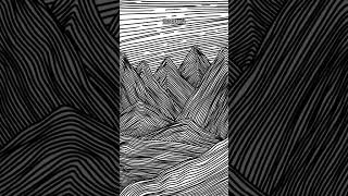 Zentangle Mountains #art #zenart #ibispaint #doodle #zendoodle #zentangleart