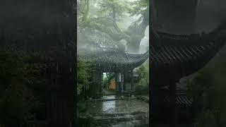 Nature | China village rain view, Nature rain, Birds singing, Nature 4k videos | Short video.