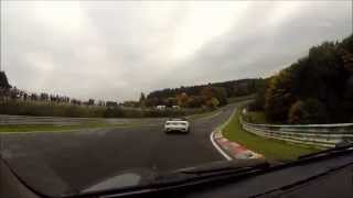 Ben testing Mini at Nurburgring