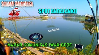 MANCING NILA LIAR DAN CAMPING❗❗ SPOT NJIWO||ACARA MABAR IWAK GEDE MEMPERINGATI HUT RI 77