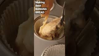 Making Best Banana Bread ❤ #foodshorts #viral #trend #bananabread