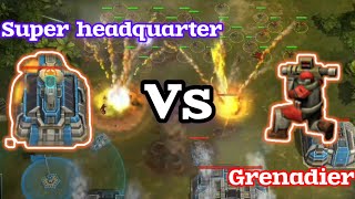 ART OF WAR 3 : GLOBAL CONFLICT_ HOW MANY GRENADIER TO DESTROY SUPER HEADQUARTER???