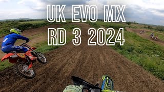 2024 UK EVO Championship. Round 3. Grittenham Mx Track. Over 50's Modern 2 Stroke. Race 1