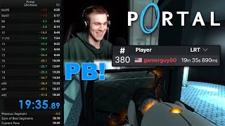 Portal Glitchless in 19:35.890s (Personal Best) - gamerboy80