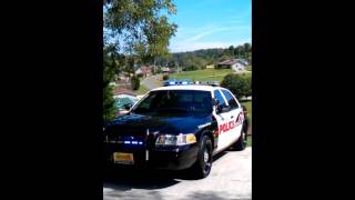 My 2010 Ford Crown Vic Police Car Front