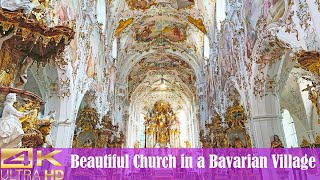 Incredible Baroque Decorations in Bavarian Church - Valuable Cultural Monument