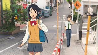 Your Name. & Tsuki ga Kirei in REAL LIFE | Romance Anime Locations IRL