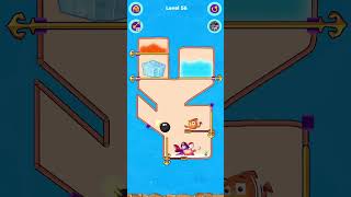 Fish Pin - Water Puzzle & Pull Pin Puzzle - Level 55 and 56 #Shorts