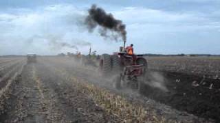 International 1456 plowing