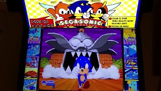 SegaSonic the Hedgehog Arcade Fixed! MAME 2003 Xtreme Amped! Sega System32 FTW!