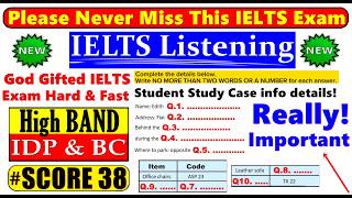 IELTS LISTENING PRACTICE TEST 2024 WITH ANSWERS | 19.10.2024