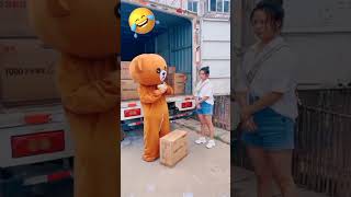 Funny Video l Funny Bear 🐻😂 P1630 #Shorts