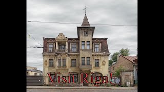 VISIT RIGA! Latvia's Beautiful Architecture Streets and Parks. Art Nouveau. Skaistā Rīga. Рига. №113