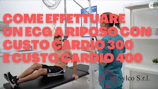 Come effettuare un Ecg a riposo con Custo Cardio 300 e Custo Cardio 400