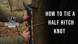 How to Tie A Half-Hitch Knot for Climbing Sticks