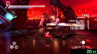 DmC: Devil may Cry - Glitchy combat #2 enemystep + helmbreaker + jump (Jump cancel)