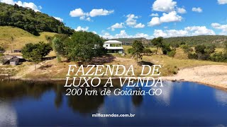 FAZENDA DE LUXO A VENDA A 200 KM DE GOIÂNIA-GO #agro #fazendaavenda  #milfazendas