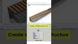 Parametric Structure (Rhino Grasshopper)  #shorts