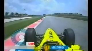 F1 Malaysian GP Sepang 2001   Qualifying   Jarno Trulli Onboard