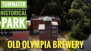 Drone Photography | Old Olympia Brewery | Tumwater Historical Park | Washington | 4K