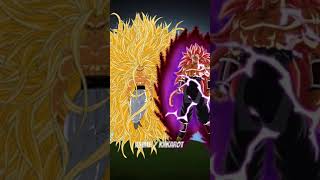 Goku Super Saiyan 100 vs Dragon Ball #shorts #demonslayer #dbd #durecorder