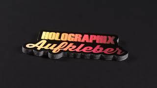 Hologramm Aufkleber | Aufkleber mit WOW Effekt. Holographix Aufkleber