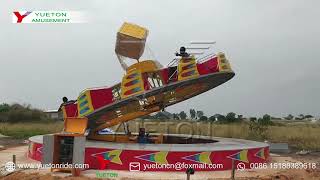 Yueton Engineers Install Flying Wheel Ride In Congo