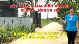 #1006. Đất Diên Toàn Diên Khánh gần Uỷ ban xã bán gấp với giá cực tốt cho nhà đầu tư