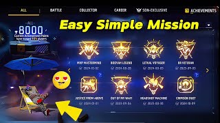 Achievement Mission || Complete Achievement Mission Free Fire || FF Achievement Sunbathing Emote