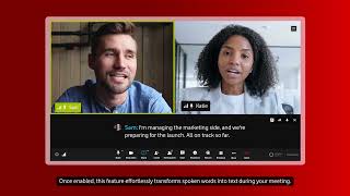 Vodafone Business UC with RingCentral – AI Closed Captions Demo