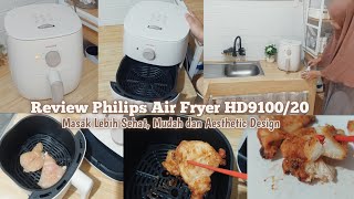 UNBOXING DAN REVIEW PHILIPS AIR FRYER HD9100/20 || AIR FRYER PHILIPS LOW WATT || CARA MASAK SEHAT