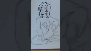 Sasha, Timelapse w Perfect Girl (Mareux) - #shorts #shingekinokyojin #traditionalart #animefanart