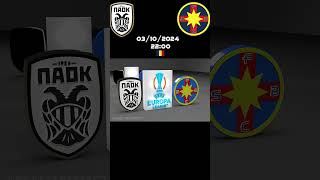 Paok vs Fcsb #europaleaguehighlights #paoktoday #paok #fcsb #fcsbesteaua #europaleague #paokfc