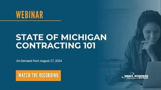 State of Michigan Contracting 101