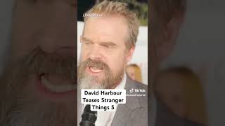 Stranger Things 5 - David Harbour Teases Season 5 #strangerthings