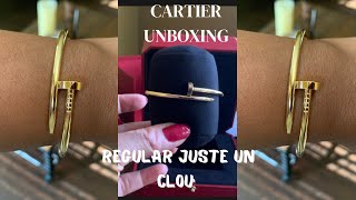 Cartier Juste Un Clou (Regular) Unboxing #cartier