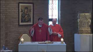 Monday 16th September 2024. Holy Mass. Celebrant: Canon Paul Farrer with Deacon David Cross