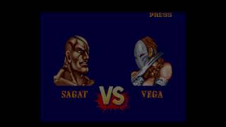 Street Fighter 2 Turbo Hyper Fighting (SNES)- Sagat (Normal) Playthrough 3/4