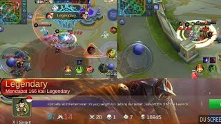 FANNY GW KERASUKAN YASUE AUTO LEGENDARY DONG!!!