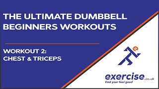 ​The Ultimate Beginners Dumbbell Workouts - Workout 2: Chest & Triceps with Demonstration