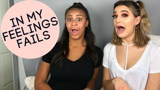 Reacting To In My Feelings Challenge... FAILS! | Nia Sioux ft Jordan Byers