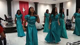 Coreografia "Todo poderoso - Cassiane" Ministério de dança ADONAI 🎶. Celebra Ad Americana