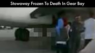 Stowaway Frozen To Death In Gear Bay