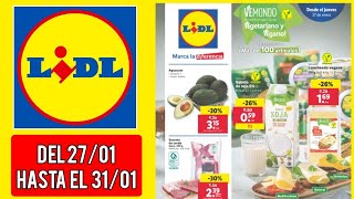 LIDL 🤩 FOLLETO | Ofertas y Promociones | De 27/01 Hasta El 31/01