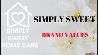 Simply Sweet Brand Values