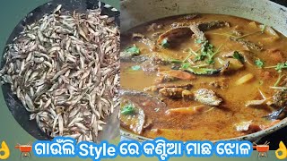 🦞ଗାଉଁଲି style ରେ କଣ୍ଟିଆ ମାଛ ଝୋଳ🦞 / 🦞Village Style Kantia Fish Curry 🦞🫕