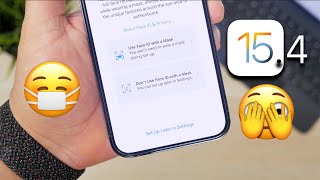 What's New in iOS 15.4! Face ID with Face Mask, New Emojis, and Universal Control!