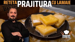 Prajitura cu lamaie racoroasa.