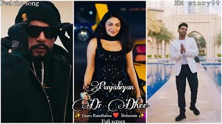 Punjabiyan Di Dhee (Full Song) Guru Randhawa Ft Bohemia | 4k status | New Song | Whatsap status